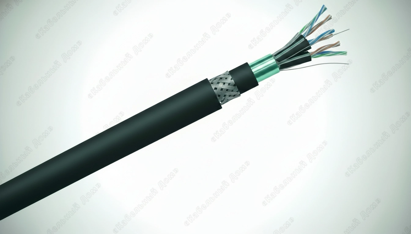 Кабель СПЕЦЛАН UTP-3нг(А)-FRLSLTx 4x2x0,52, 1 кВ